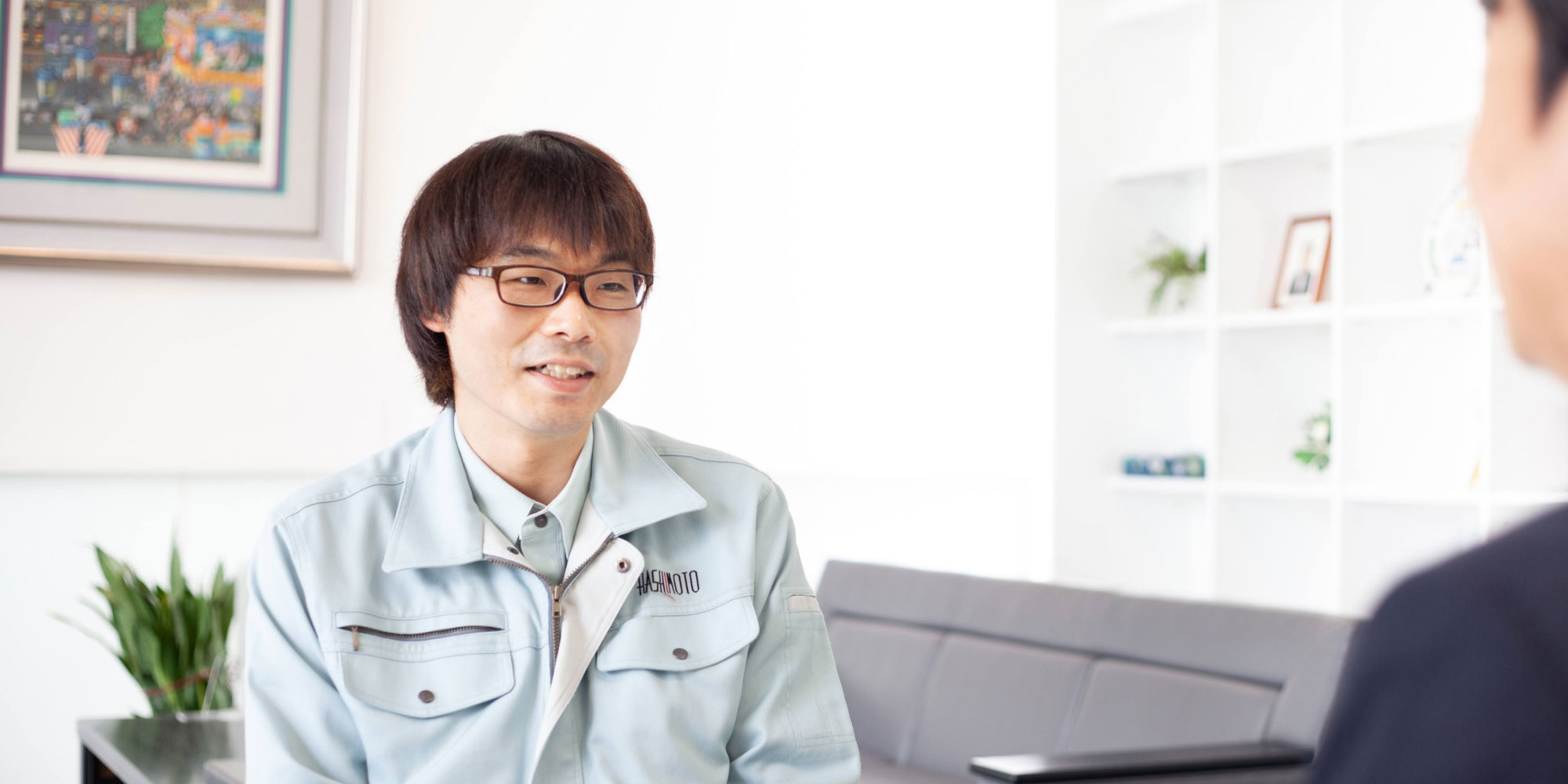 インタビュー風景